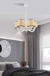 Opviq Fiona Coral Negro, Blanco, Crema